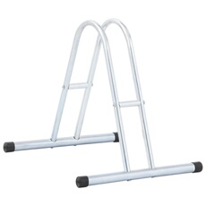 vidaXL - Support de vélo au sol - Autoportant - Pour 1 vélo - Acier galvanisé