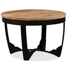 Vidaxl Table Basse Bois De Manguier Brut 60X40 Cm