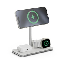 Support de chargement sans fil 3 en 1 Lnq Qi2 - vue 2