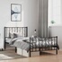 vidaXL Bedframe met hoofd- en voeteneinde metaal wit 107x203 cm, eenpersoonsbed, bedombouw, logeerbed, bed, ledikant, bed frame, metalen bedframe vidaXL Bedframe met hoofd- en voeteneinde metaal wit 107x203 cm, eenpersoonsbed, bedombouw, logeerbed, bed, ledikant, bed frame, metalen bedframe
