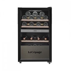 Cave à vin service sous plan AGKS562ZV 56 bouteilles double zone contour porte Noire