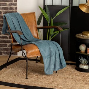 ATMOSPHERA CREATEUR D'INTERIEUR - Lancio kodi 180x130cm blu egeo ATMOSPHERA CREATEUR D'INTERIEUR - Lancio kodi 180x130cm blu egeo