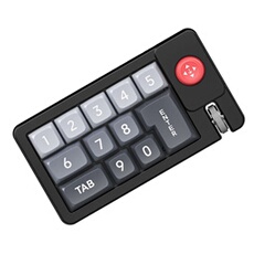 Clavier de jeu mécanique filaire défini par macro RGB Hot Swap - Noir