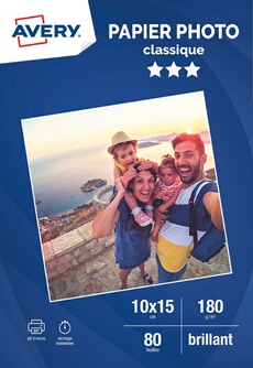 80 Feuilles photo 10X15cms 180 Grs Jet d''encre