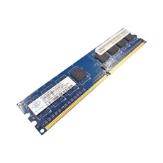 Barrette Mémoire 512 Mo RAM DDR2 NT512T64U88A1BY-3C DIMM PC2-5300U 1Rx8