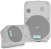 Pyle Paire Enceintes Extérieures Bluetooth 200W – 3 Voies Étanchéité IP, Montage Mur/Plafond, Actif + Passif, Idéal Patio, Piscine, Jardin