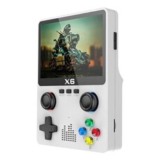 Console rétrogaming GENERIQUE Console de jeu portable rétro X6 avec carte 64GTF, 10 000 jeux classiques intégrés