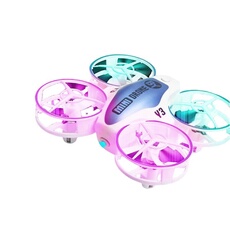 GENERIQUE - Drone Y3 UFO - Quadricoptère Télécommandé avec Éclairage LED - Orange