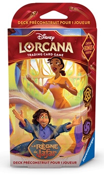 Carte à collectionner Ravensburger Disney Deck préconstruit 1 joueur Le Règne de Jafar Tiana & Bruno