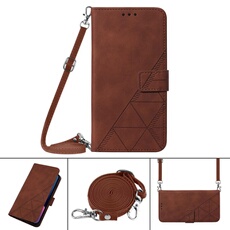 Coque Protective FOXDOCK Google Pixel 9 5G/9 Pro Protection complète Soft PU Le cuir flip portefeuille Case de téléphone avec une sangle longue