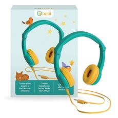 Casque audio compatible avec Ma Fabrique à Histoire et FLAM Vert et jaune