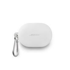 Etui de transport protecteur Bose en silicone pour écouteurs QuietComfort avec mousqueton nuage - vue 2