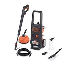 Nettoyeur haute pression - BLACK & DECKER BXPW1600PE avec Patio Cleaner et Brosse Fixe