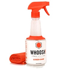 Whoosh! Kit de nettoyage pour écran avec spray 500 ml et chiffon microfibre