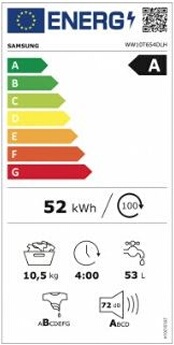 Samsung Lave-Linge Ww10T654Dlh