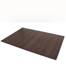 Tapis bambou 60x240 marron foncé