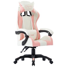 Vidaxl Rose Fauteuil De Jeux Vidéo Similicuir