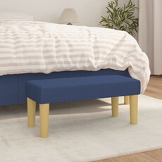 vidaXL - Banc - Tissu - Bleu - 70x30x30 cm