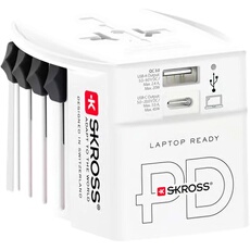 Adaptateur 15O PAYS + sortie USB + Sortie Type C 45 WATTS+ cables High Speed charging 160 CM