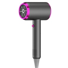 Sèche-cheveux professionnel SZSMART AK47, adapté à tous types de cheveux (1200 W - Gris)