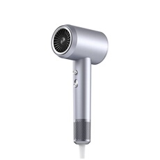 Sèche-cheveux professionnel SZSMART K2, adapté à tous types de cheveux (2400 W - Argent)