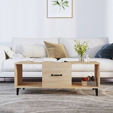 VIDAXL - Table basse - Sonoma - 102x50x40 cm