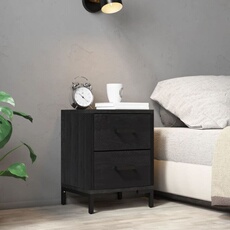 VIDAXL - Table de chevet - Bois de pin massif - 36x30x45 cm
