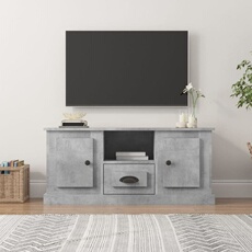 VIDAXL - Meuble TV - Gris Béton - 100 x 35,5 x 45 cm
