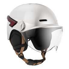 GLOW AVEC LED ET VISIERE CREME