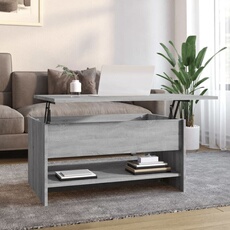 VIDAXL - Table basse - 80x50x40 cm - Gris