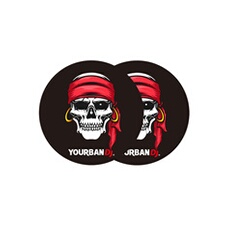 Paire de feutrine Yourban Dj YS 320 PIRATE BL pour platines vinyles - vue 2