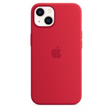 - Coque de protection pour téléphone portable - compatibilité avec MagSafe - silicone - rouge - pour iPhone 13