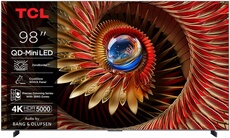 DEMO TV TCL 4K QD-Mini LED Premium 144Hz 98C89K 249 cm avec GOOGLE TV et systeme sonore Bang & Olufsen