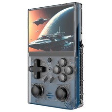 Console rétrogaming szsmart Console de jeu Trimui Smart Pro 4,96 pouces, système open source, 256 Go (16 000 Go) - Noir