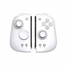 Manette szsmart Manette de jeu Bluetooth MOBAPAD M6 à effet Hall et vibrations gyroscopiques 6 axes pour Switch (HD -Blanc)