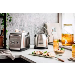 KitchenAid 5KEK1222BOB Waterkoker, Roestvrij staal, 2200 W, 1,3 liter, Zwart KitchenAid 5KEK1222BOB Waterkoker, Roestvrij staal, 2200 W, 1,3 liter, Zwart
