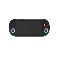 Console rétrogaming GENERIQUE Console de jeux SZSMART M22PRO noir 5 pouces Lumière RVB Supporte 30 émulateurs 128GB
