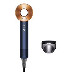 Sèche-cheveux professionnel SZSMART, adapté à tous types de cheveux, avec cordon de 1,8 m et 1 embout de séchage - Bleu