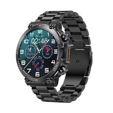 Montre connectée GENERIQUE Montre connectée K56PRO avec fonction d'appel - Écran 1,39 pouces - steel strap black 01
