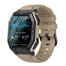 Montre connectée GENERIQUE Montre connectée H11 avec lampe torche, appels Bluetooth - Noir