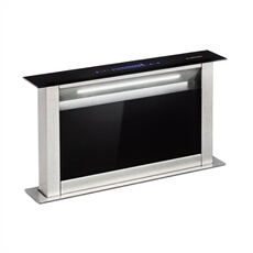 Hotte aspirante Royal Flush Eco 60 cm Hotte escamotable 576 m³/h A++ Noir