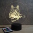 Lampe illusion 3D Animal Poule Lampe illusion 3D Animal Poule