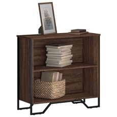 Vidaxl Marron Bibliothèque Chêne 80X31x74,5 Cm Bois D Ingénierie