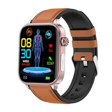 Montre connectée GENERIQUE Montre intelligente ET570 - Appels Bluetooth - Température corporelle -brun