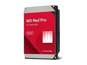 WD Red Pro WD181KFGX - Disque dur - 18 To - interne - 3.5" - SATA 6Gb/s - 7200 tours/min - mémoire tampon : 512 Mo
