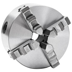 VIDAXL - Mandrin de tour à 4 mors - Auto-centrant - 125 mm