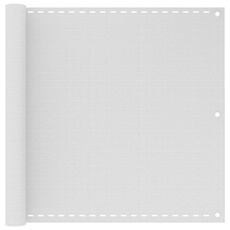 Ecran de balcon Blanc 90x500 cm PEHD