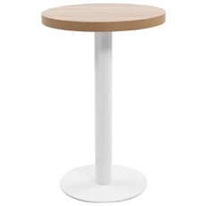 VIDAXL - Table de bistro - 50 cm - Marron clair