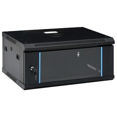 VIDAXL - Coffret réseau mural - 4U 19 pouces - IP20 - 600x450x285 mm