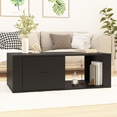 VIDAXL - Table basse - 100x50,5x35 cm - Noir